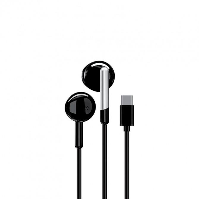 Навушники WALKER H315 Type-C with mic Black