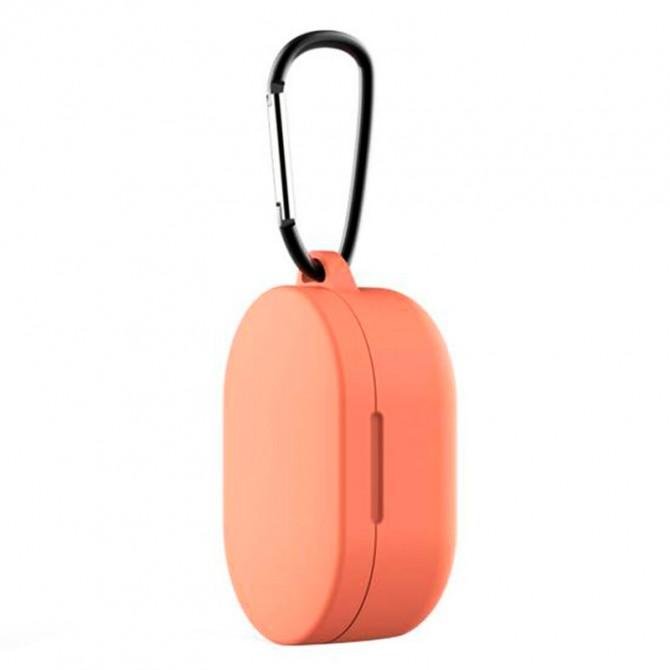 U-Like Silicone Protective Case For Xiaomi AirDots 3 Peach-1