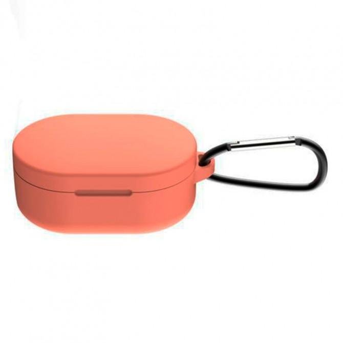 U-Like Silicone Protective Case For Xiaomi AirDots 3 Peach-2