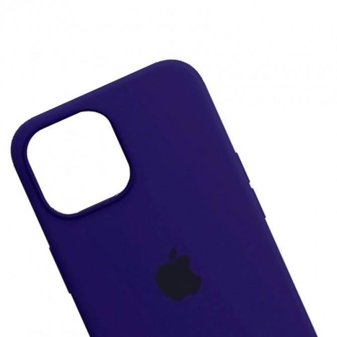Оригінальний силіконовий чохол для iPhone 14 Plus Deep Navy FULL-2