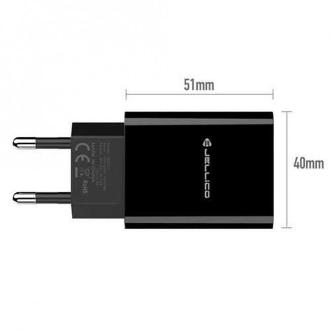 Сетевое зарядное устройство Jelico AQC31/32 1USB 3A QC3.0 Чёрный-2