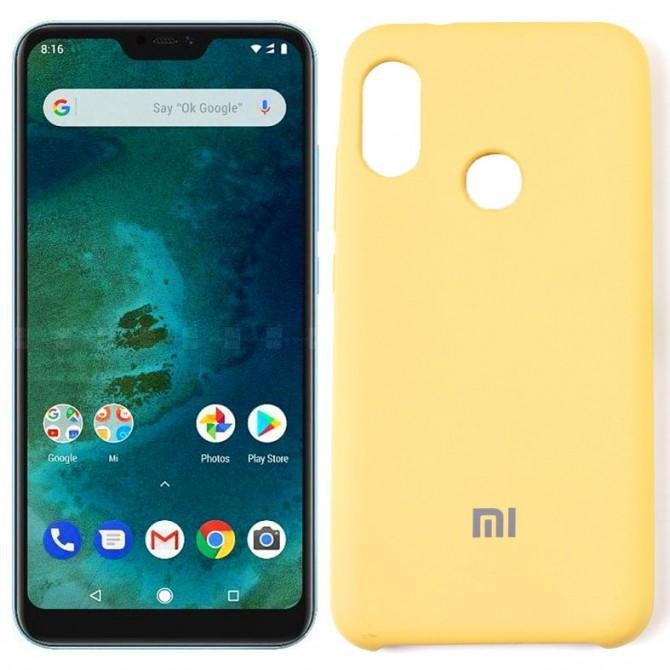 Чехол Soft Case для Xiaomi Redmi 6 Pro/Mi A2 Lite Золотой