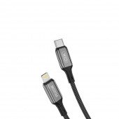 Кабель XO NBQ180A Type-C to Lightning 20W 1m Black Кабель XO NBQ180A Type-C to Lightning 20W 1m Black