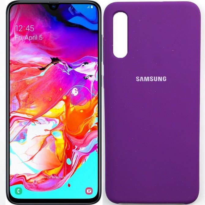 Чохол Soft Case для Samsung A705 Galaxy A70 2019 Фiолетовий