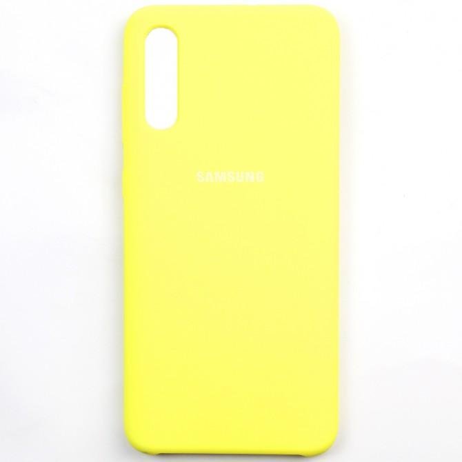 Чехол Soft Case для Samsung A705 Galaxy A70 2019 Желтый-1