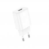 Мережевий зарядний пристрій 1USB Hoco C134A Solid White Мережевий зарядний пристрій 1USB Hoco C134A Solid White