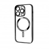 Силиконовый чехол SHINING with MagSafe для iPhone 16 Pro Черный Силиконовый чехол SHINING with MagSafe для iPhone 16 Pro Черный