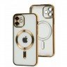Чохол силіконовий MagSafe для Apple iPhone 11 Gold