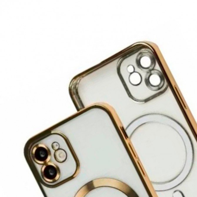 Чохол силіконовий MagSafe для Apple iPhone 11 Gold-1