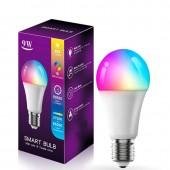 Лампочка светодиодная RGB  Smart bulb light 1 with Bluetooth E27 with app White