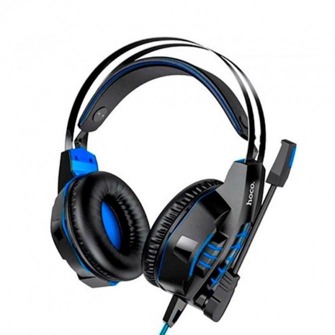 Наушники Игровые Hoco W102 Color Tour Blue