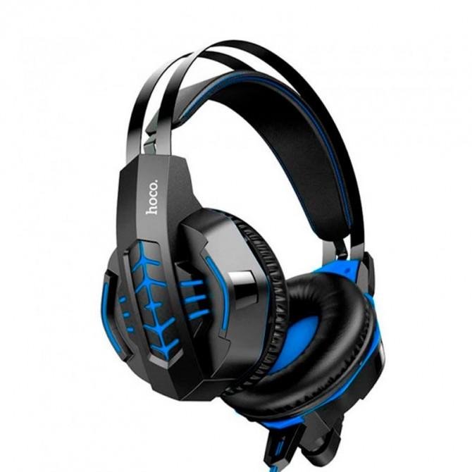 Наушники Игровые Hoco W102 Color Tour Blue-1