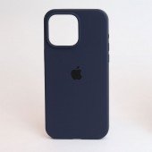 Оригінальний силіконовий чохол для iPhone 15 Plus Dark Blue FULL