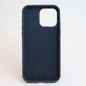 Оригінальний силіконовий чохол для iPhone 15 Plus Dark Blue FULL