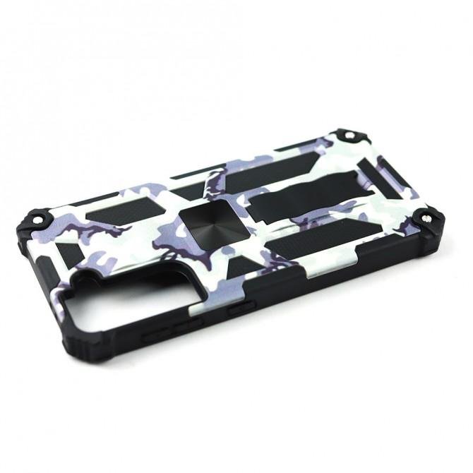 Чехол Shockproof Camouflage для Samsung G991 Galaxy S21 White-3