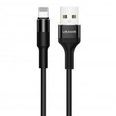 Кабель Usams U5 US-SJ220 Braided cable Lightning 1.2m Чёрный