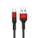 Кабель Usams U5 US-SJ224 Braided cable MicroUSB 1.2m Червоний