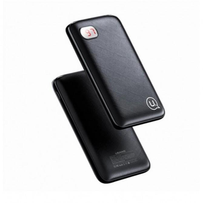 Повербанк Usams US-CD73 PB12 10000 mAh Чорний-1