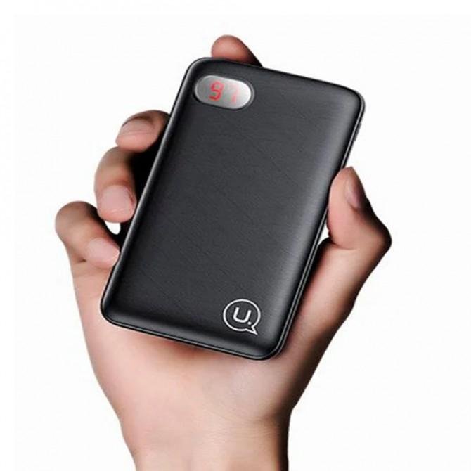 Повербанк Usams US-CD73 PB12 10000 mAh Чорний-2