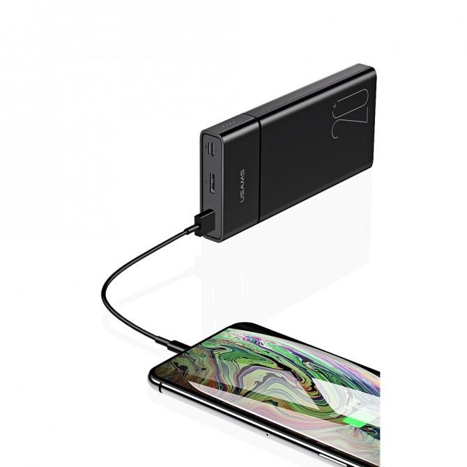 Повербанк Usams US-CD75 PB14 20000 mAh Чорний-3