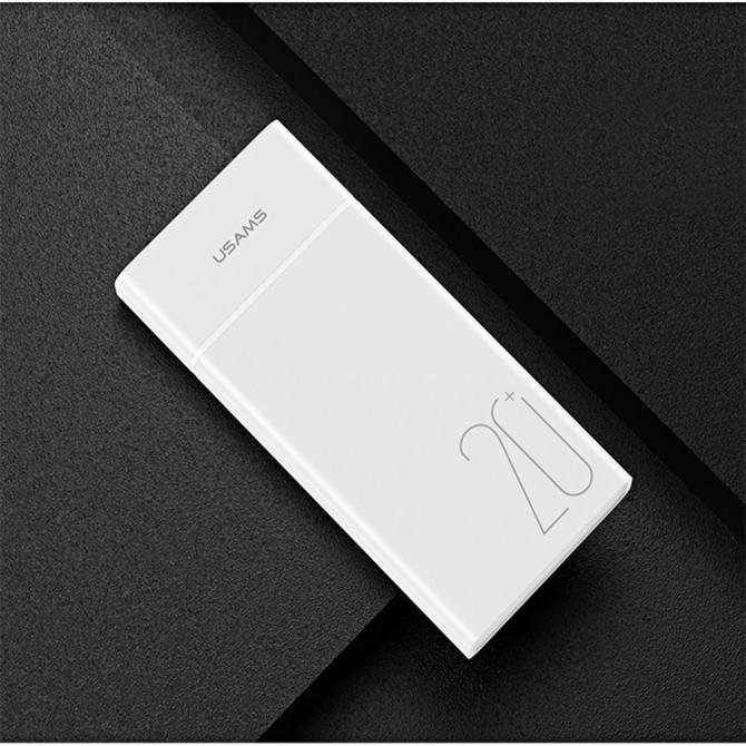Повербанк Usams US-CD75 PB14 20000 mAh Бiлий-1