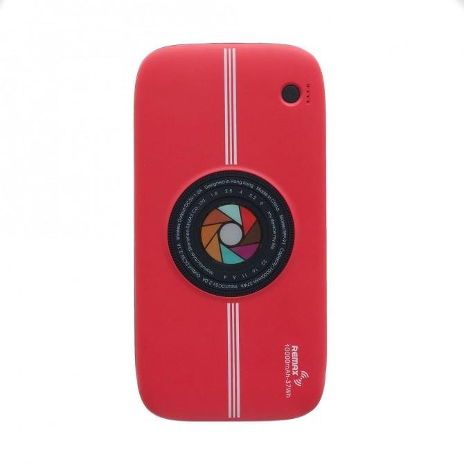 Повербанк Remax (OR) RPP-91 Camera 10000mAh Червоний (Wireless)