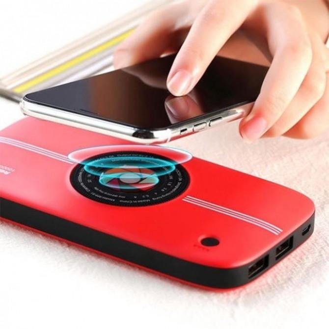 Повербанк Remax (OR) RPP-91 Camera 10000mAh Червоний (Wireless)-2