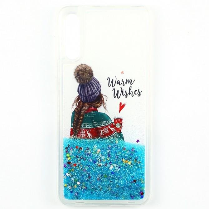 Чехол Girls Christmas Aqua Series для Samsung A307/A505 Galaxy A30s/A50 Warm Wishes-1