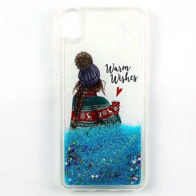 Чехол Girls Christmas Aqua Series для Xiaomi Redmi 7a Warm Wishes-1