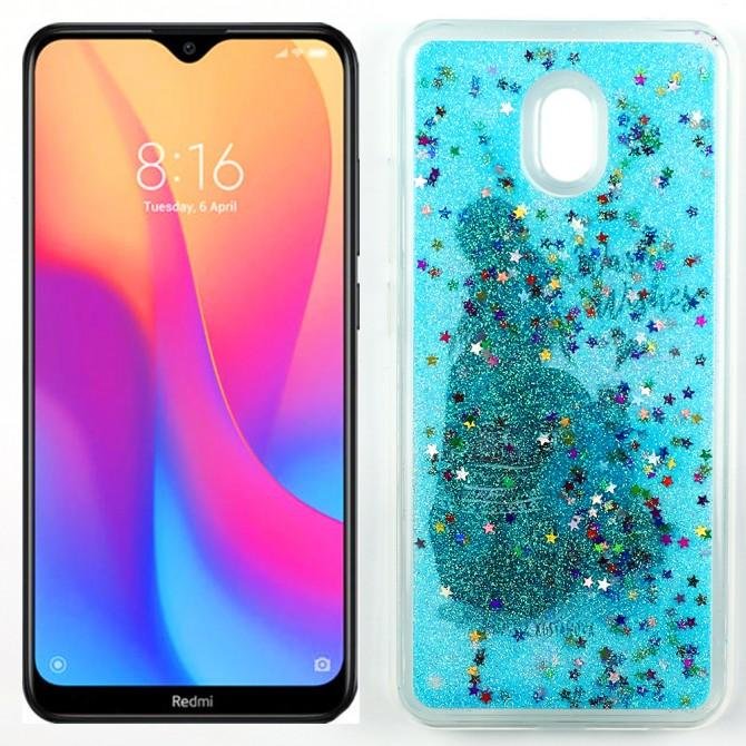 Чохол Girls Christmas Aqua Series для Xiaomi Redmi 8a Теплi обiйми