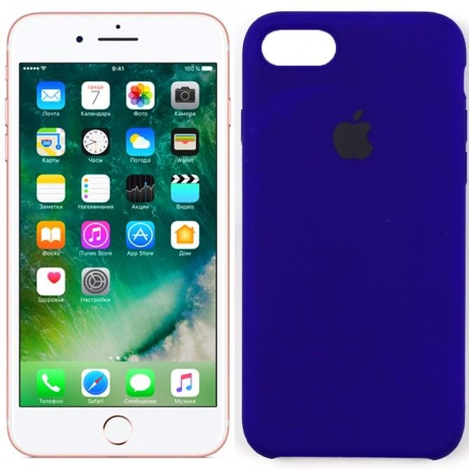 Чехол силиконовый для iPhone 6/6s Темно Фиолетовый