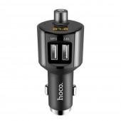 ФМ модулятор Hoco E19 Сірий