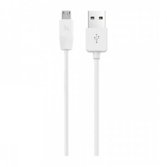 Автомобильное зарядное устройство 1USB Hoco Z2 White + USB Cable MicroUSB (1.5A)-2