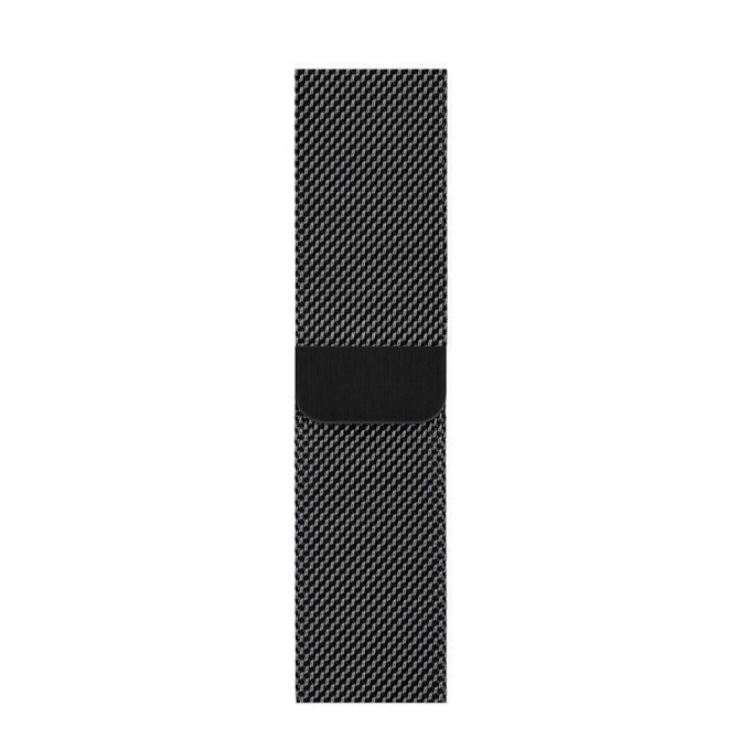 Ремешок для Apple Watch 38/40mm Steel Milanese Loop Чёрный-2