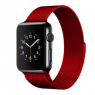 Ремінець для Apple Watch 38/40mm Steel Milanese Loop Червоний
