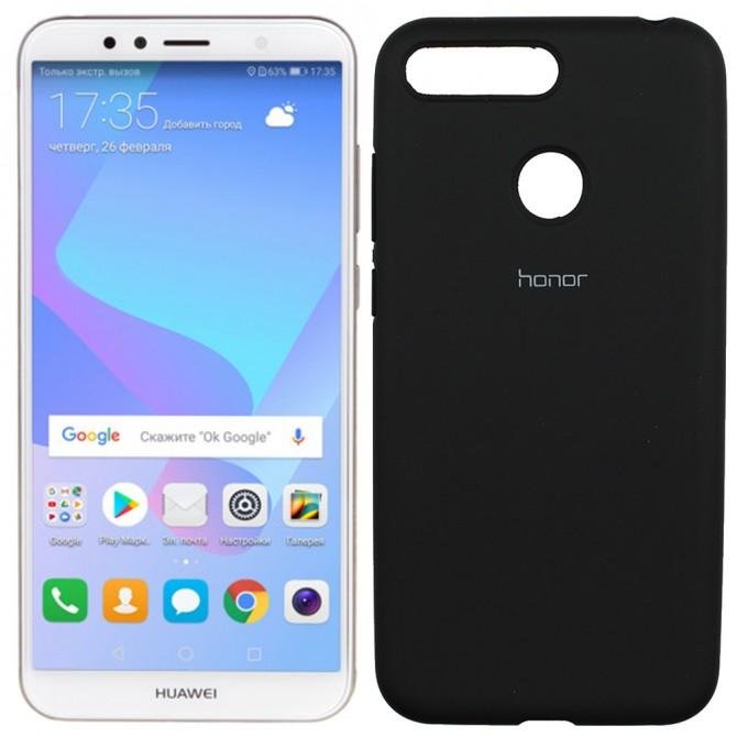 Чехол Soft Case для Huawei Y6 2018 Чёрный FULL