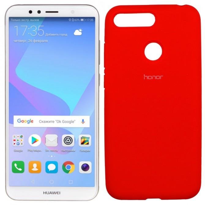 Чохол Soft Case для Huawei Y6 2018 Червоний FULL
