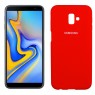 Чехол Soft Case для Samsung J6 Plus 2018 (J610) Красный FULL