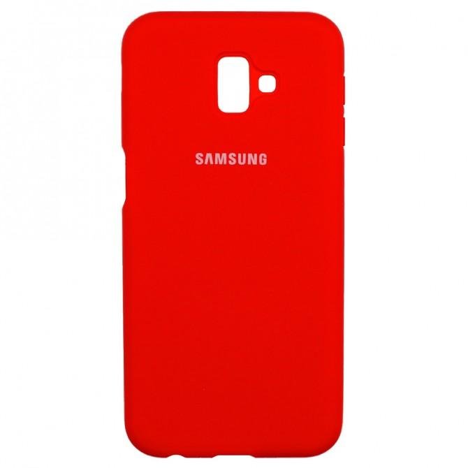 Чехол Soft Case для Samsung J6 Plus 2018 (J610) Красный FULL-1