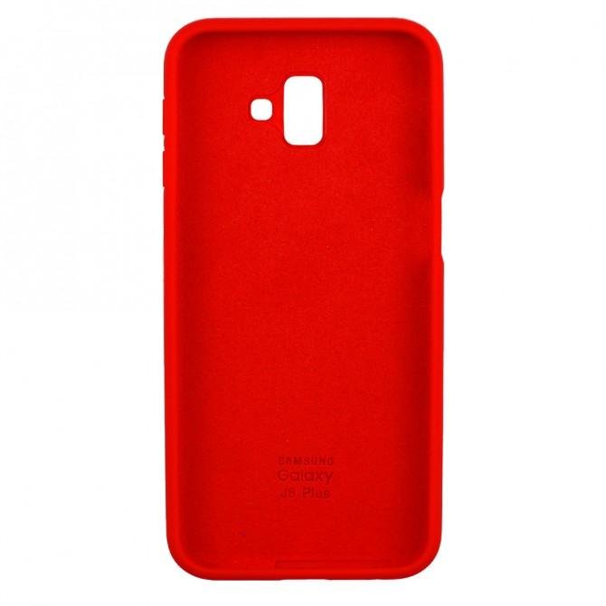 Чехол Soft Case для Samsung J6 Plus 2018 (J610) Красный FULL-2
