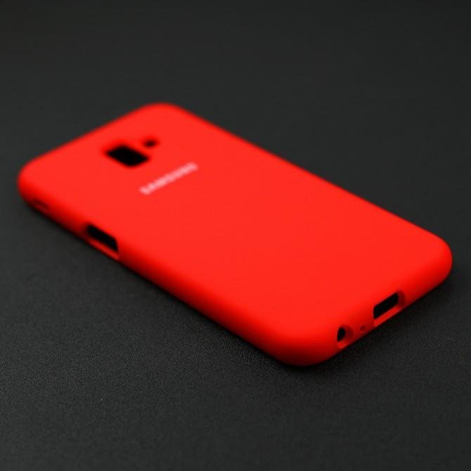 Чехол Soft Case для Samsung J6 Plus 2018 (J610) Красный FULL-3