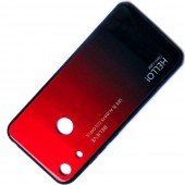Чохол TPU Gradient HELLO Glass для Huawei Y6 2019 Червоний