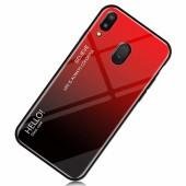 Чехол TPU Gradient HELLO Glass для Samsung A205/A305 Galaxy A20/A30 Красный