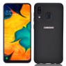 Чехол Soft Case для Samsung A30 2019 Черный FULL