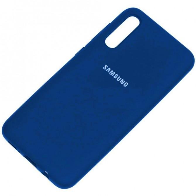 Чохол Soft Case для Samsung A50 2019 Синій FULL-1