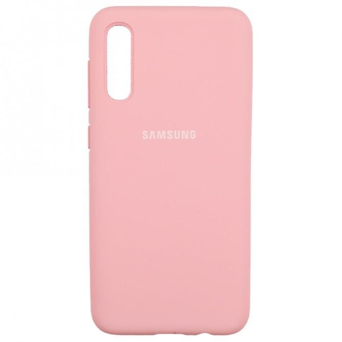 Чохол Soft Case для Samsung A50 2019 Рожевий FULL-1