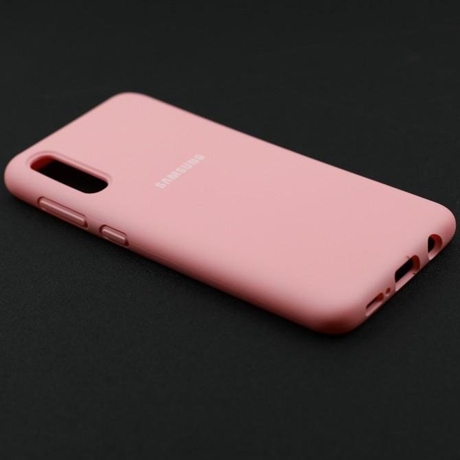 Чохол Soft Case для Samsung A50 2019 Рожевий FULL-4