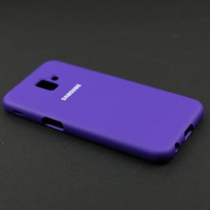 Чехол Soft Case для Samsung J6 Plus 2018 (J610) Фиолетовый FULL-3