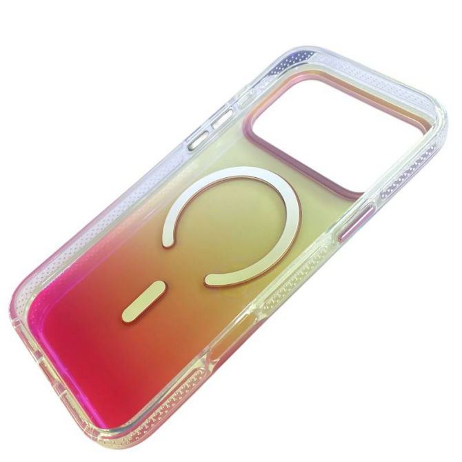 Чохол TPU+PC Phantom with MagSafe для Apple iPhone 17 Pro (6.3") Pink-3