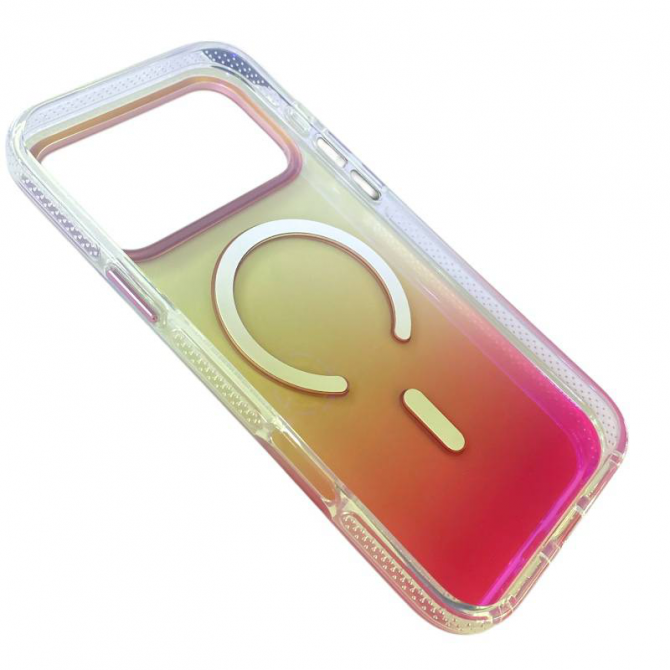 Чохол TPU+PC Phantom with MagSafe для Apple iPhone 17 Pro (6.3") Pink-4